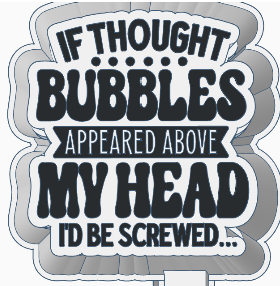 If thought bubbles appeared