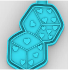 Dice with Hearts