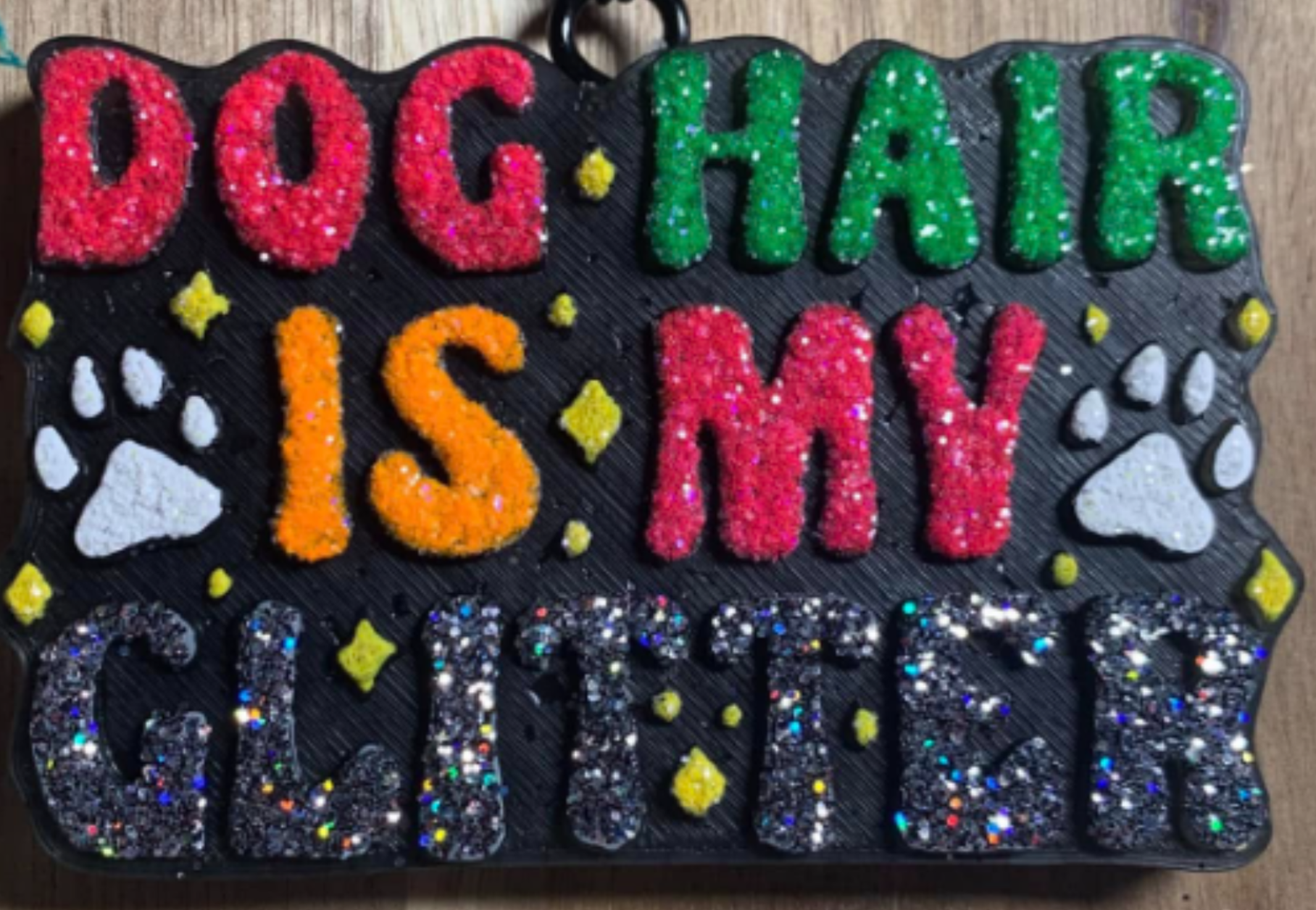 Dog hair is my glitter