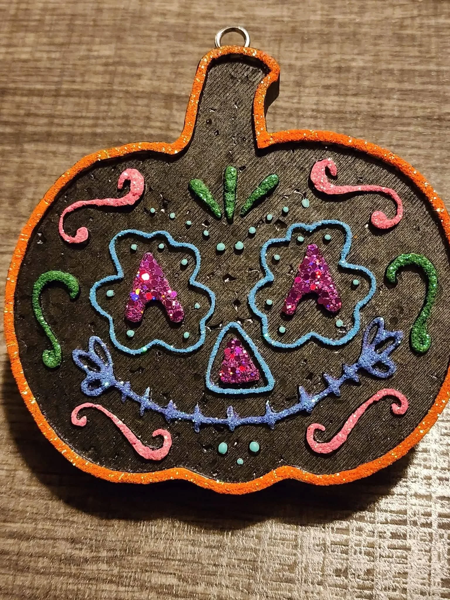 Sugar Skull Pumpkin