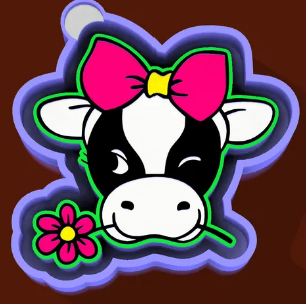 Flirty Cow