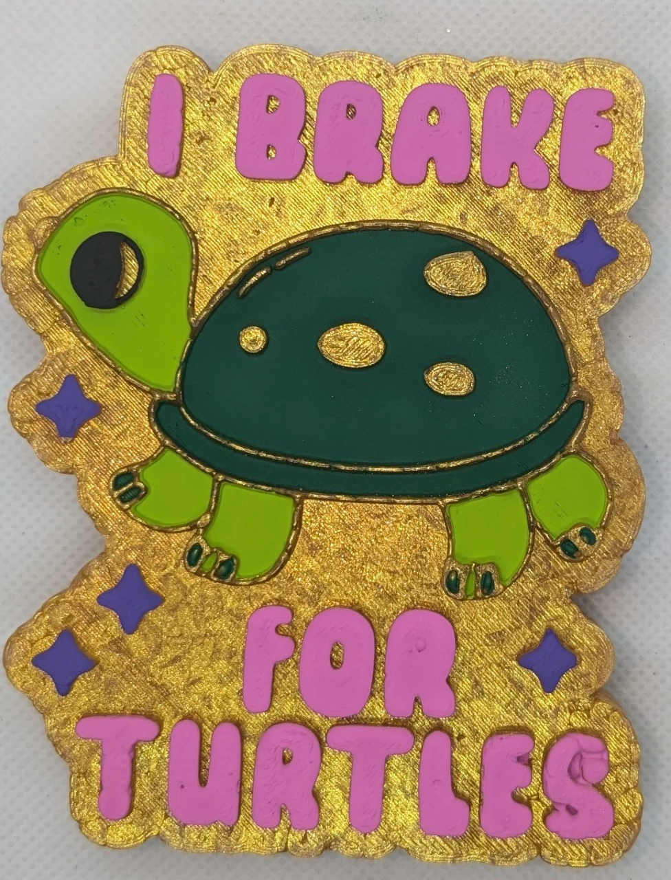 I brake for turtles