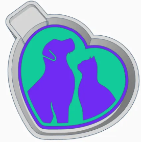 Dog & Cat heart