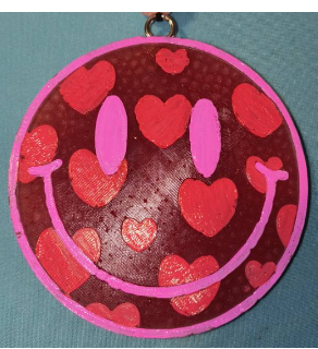 Smiley Face hearts
