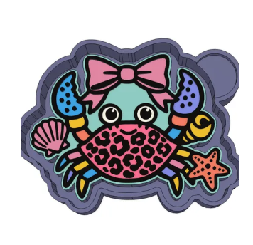 Beachy Leopard Crab