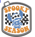 Blue guy spooky season