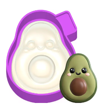 3D Cute Avocado