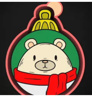 Bear Christmas Ornament