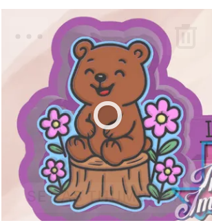 Summer Stump Bear