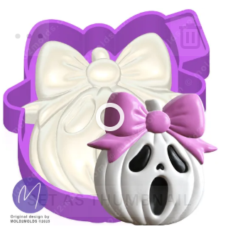 3D Ghostface pumpkin