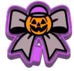 Halloween Pumpkin Bow