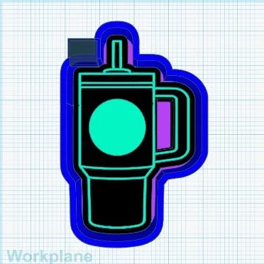 Tumbler holds 1.5in cardstock