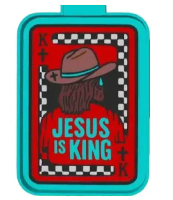 JESUS IS KING Checkered