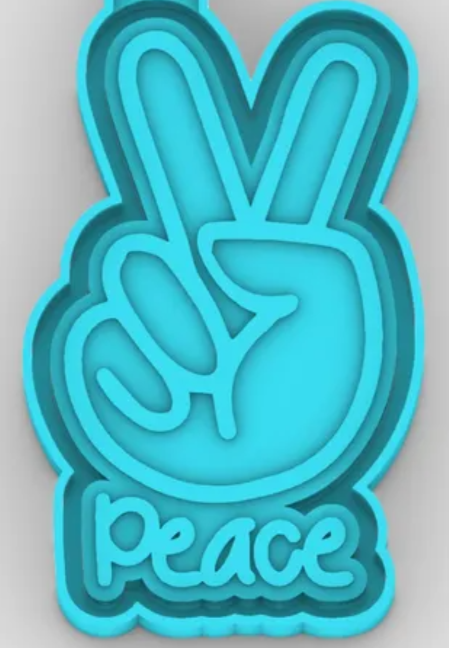 hand peace and love