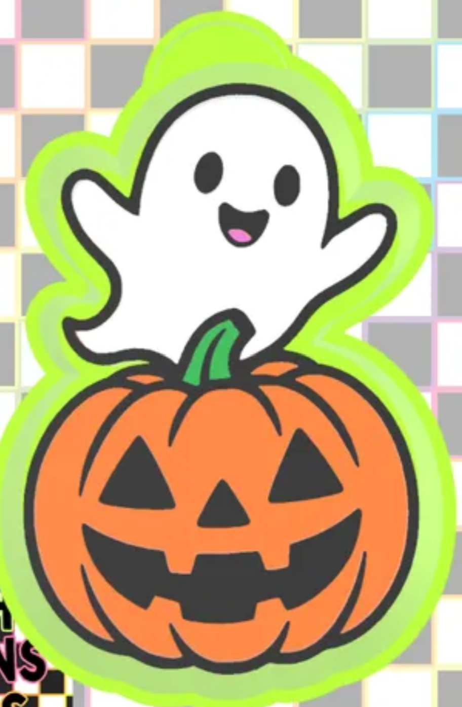 Jack-o-lantern ghost Mold and Vents