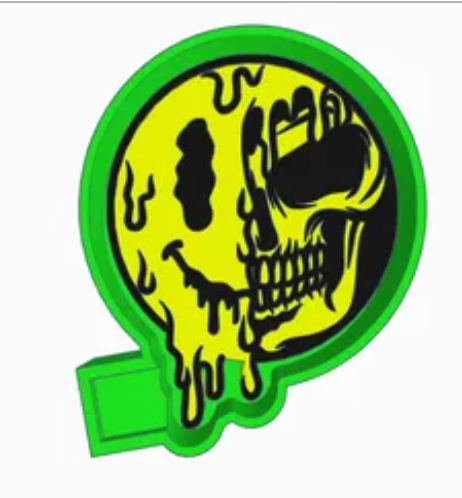 DRIP FACE SKULL