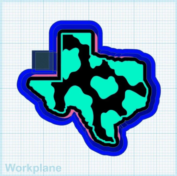 Texas Cow print