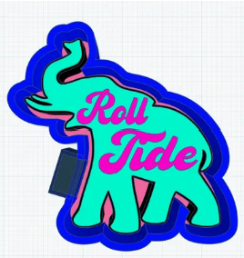 Roll tide elephant