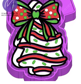 Snack Cake Tree bow