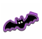 Bat with eyes
