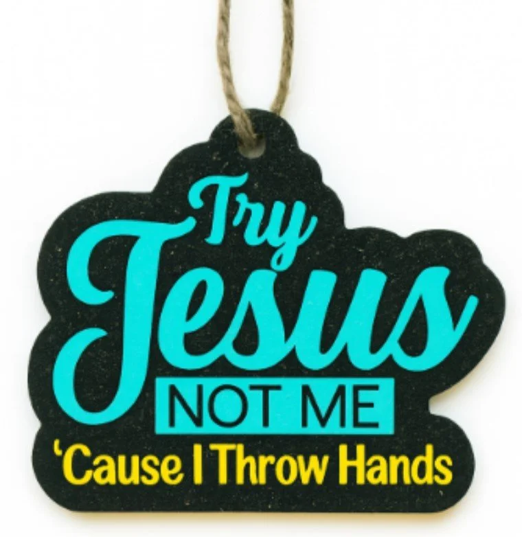 Try Jesus Not Me 'cause I throw hands