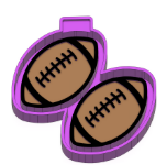 Football Vent Clip Molds
