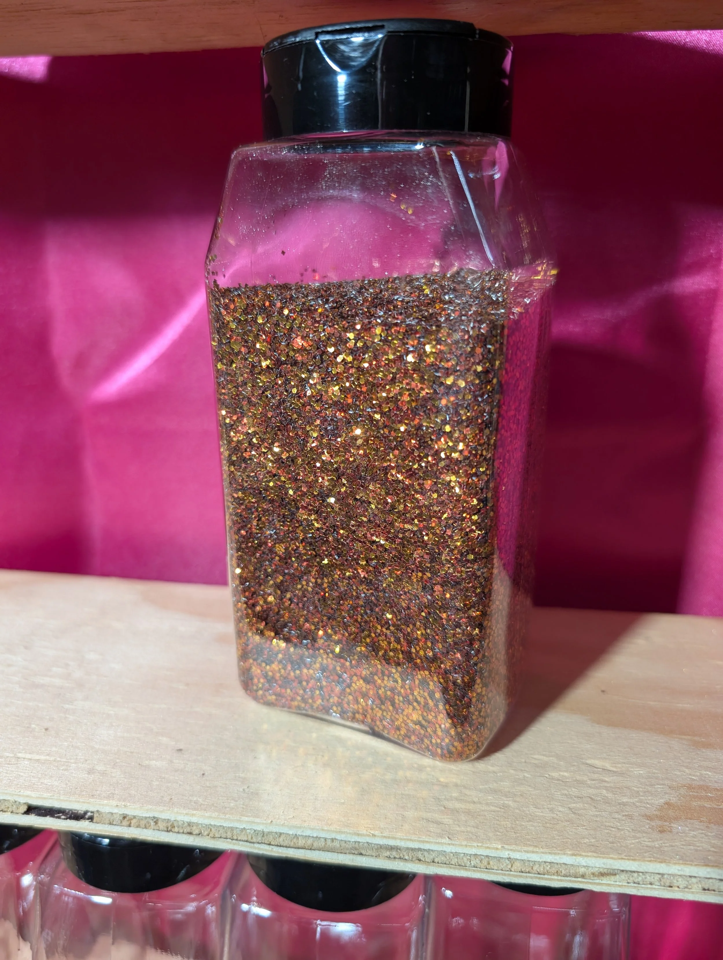 Orangelicious chunky glitter