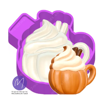 3D Pumpkin Spice Latte