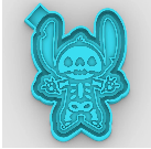 Blue guy skeleton