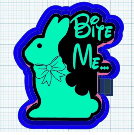 Bite Me chocolate bunny