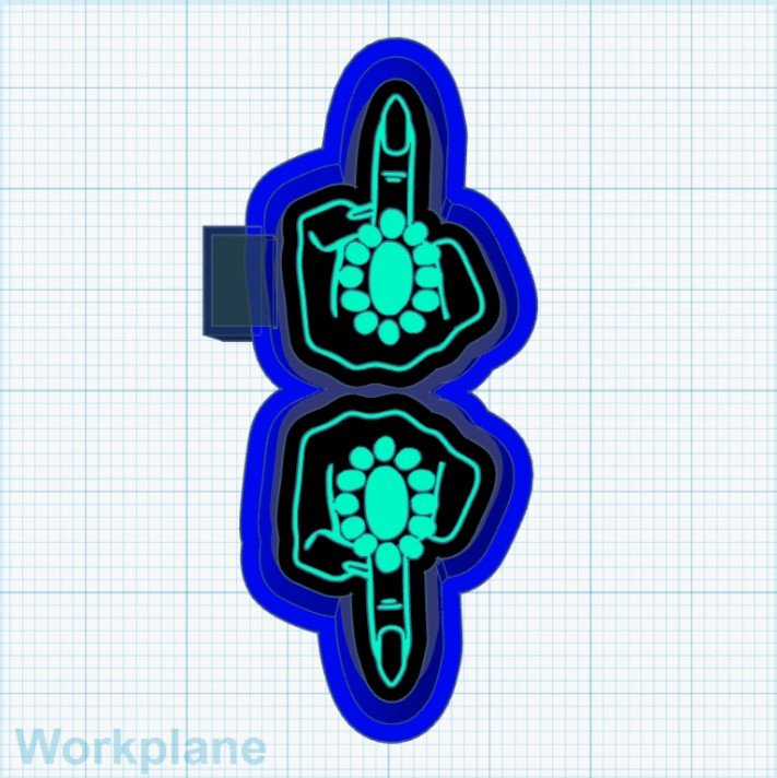 Middle Finger Vent Clips