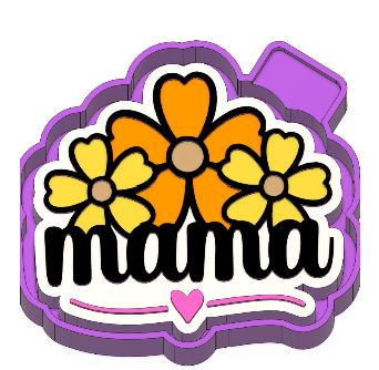 Mama with flowers