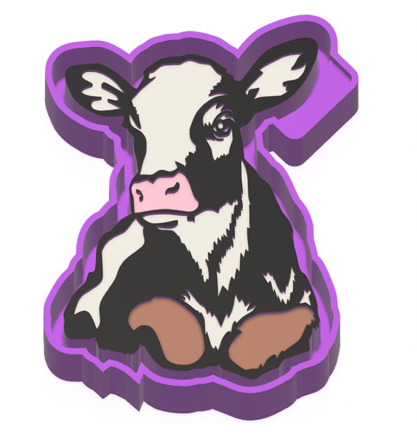 Cow laying down