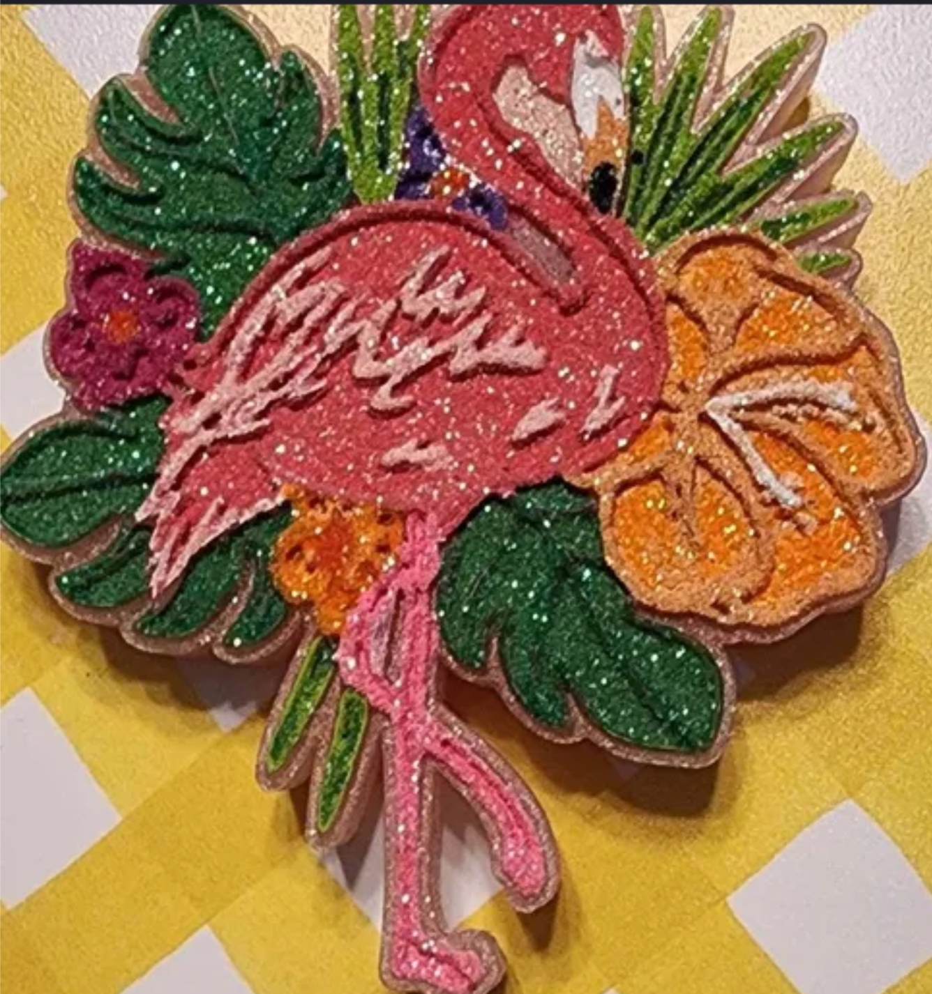 Floral Flamingo