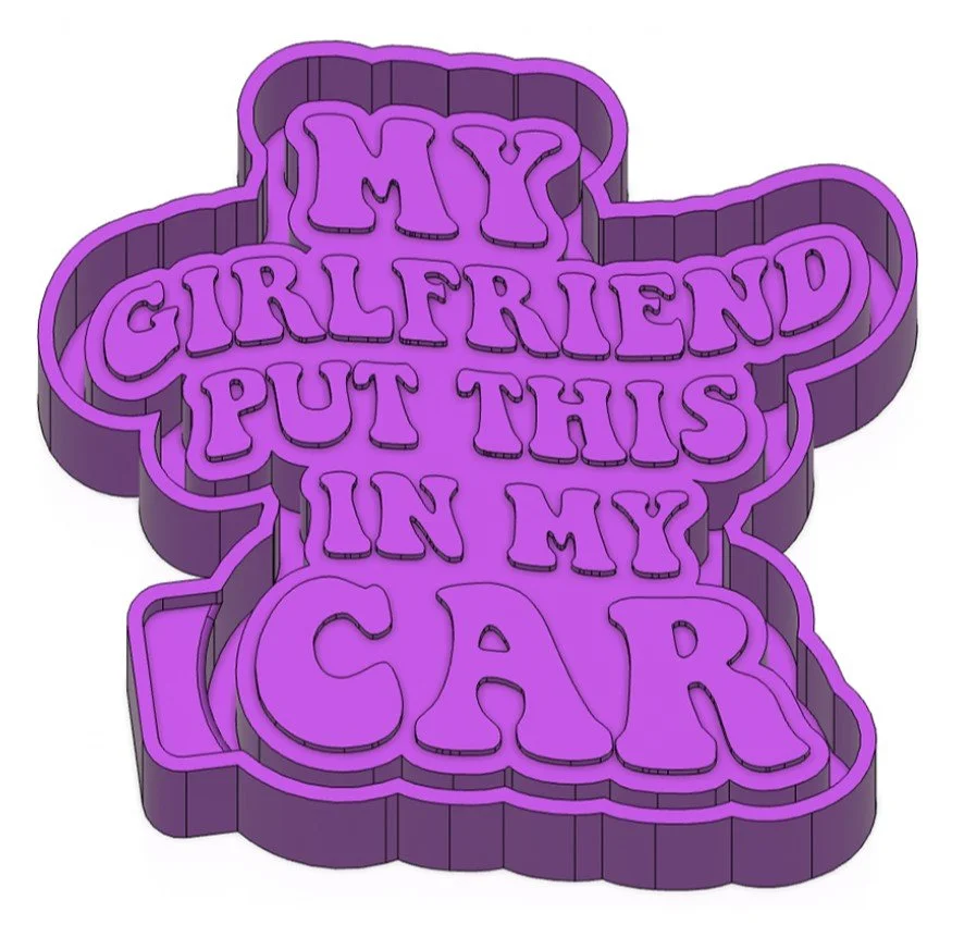 My girlfriend put this in my car