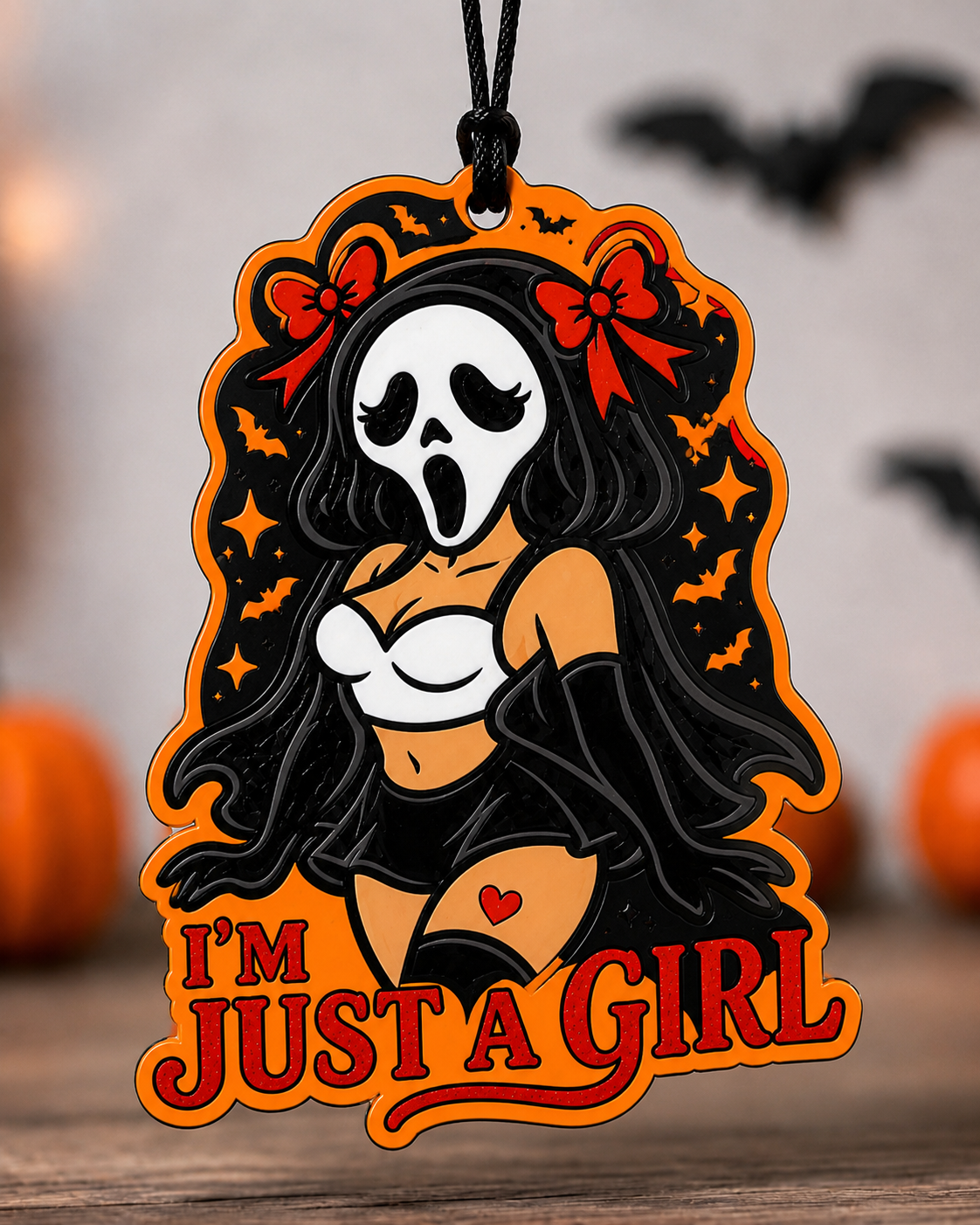 Just a girl ghost face