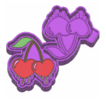 Dripping Cherry Vent Clips
