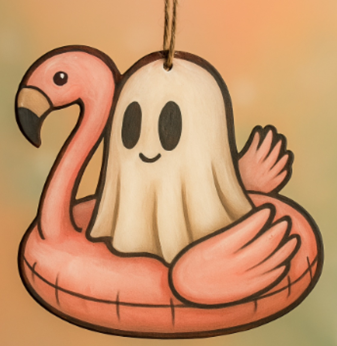 Ghost On Flamingo