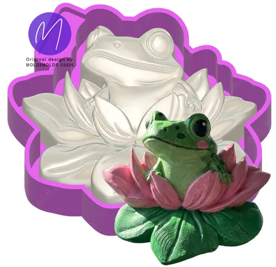 3D Lotus Frog