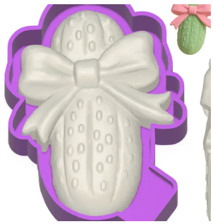 3D Pickle with bow