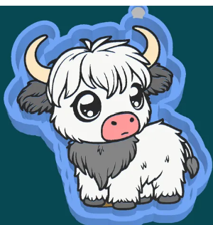 Chibi Highland Cutie