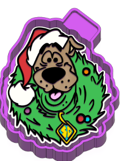 Scooby Christmas Wreath