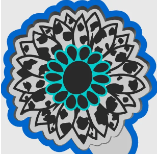Cowprint Sunflower