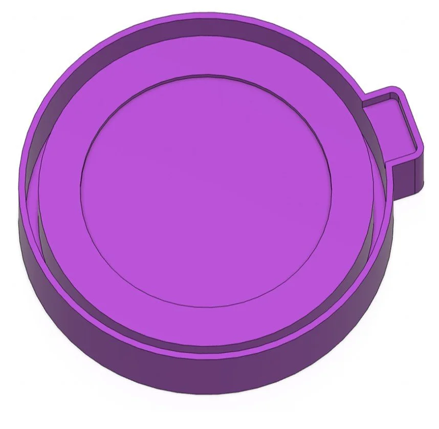 4 in circle holds 3 in cardstock