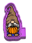 Gnome with pumpkin