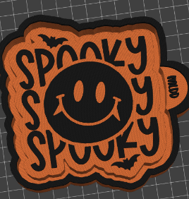 Spooky Smiley Bat