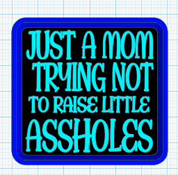 Just a mom trying not to raise little assholes