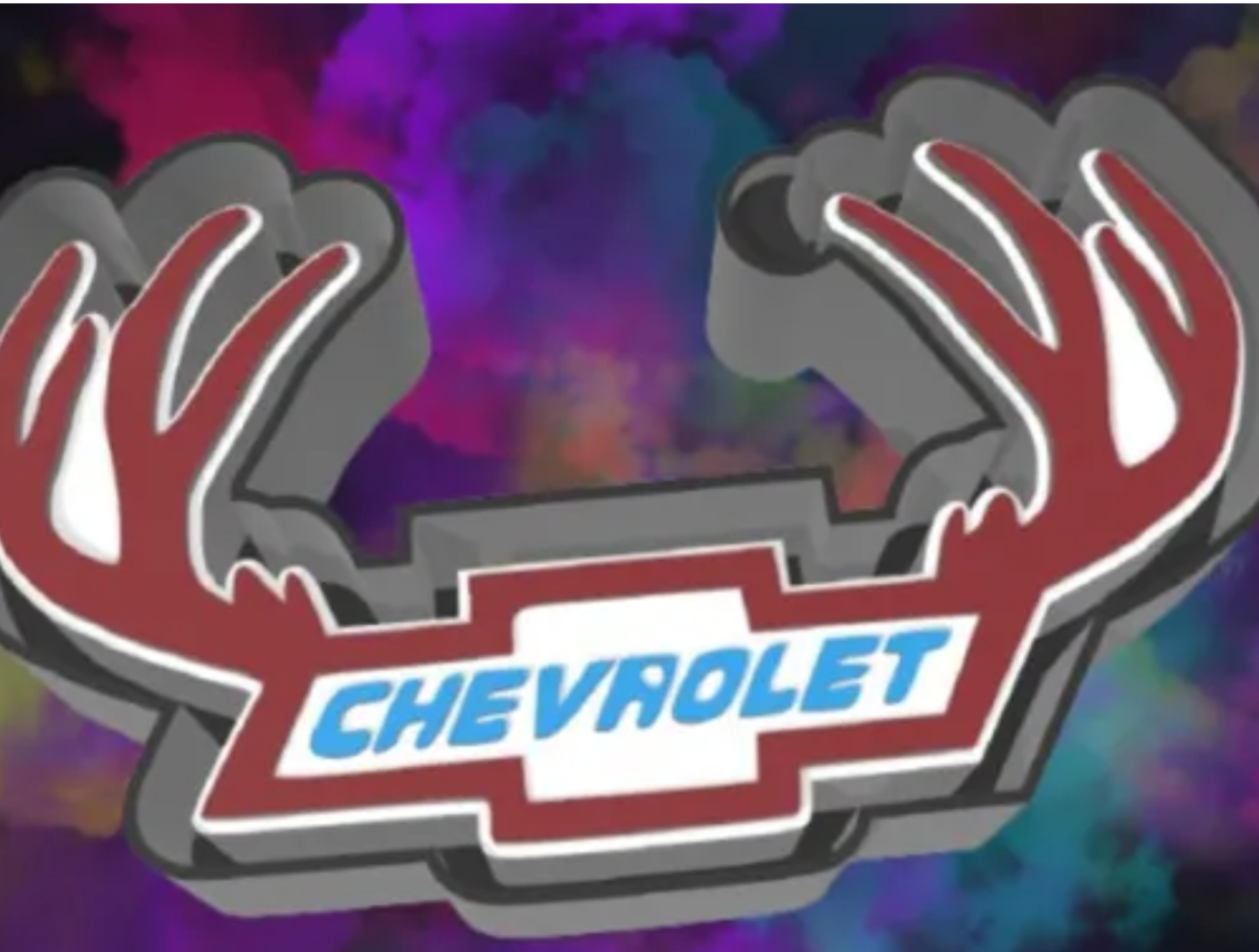 Chevy with Deer