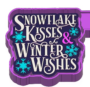 Snowflake Kisses Winter Wishes