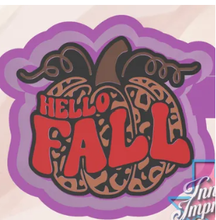 Hello Fall Leopard